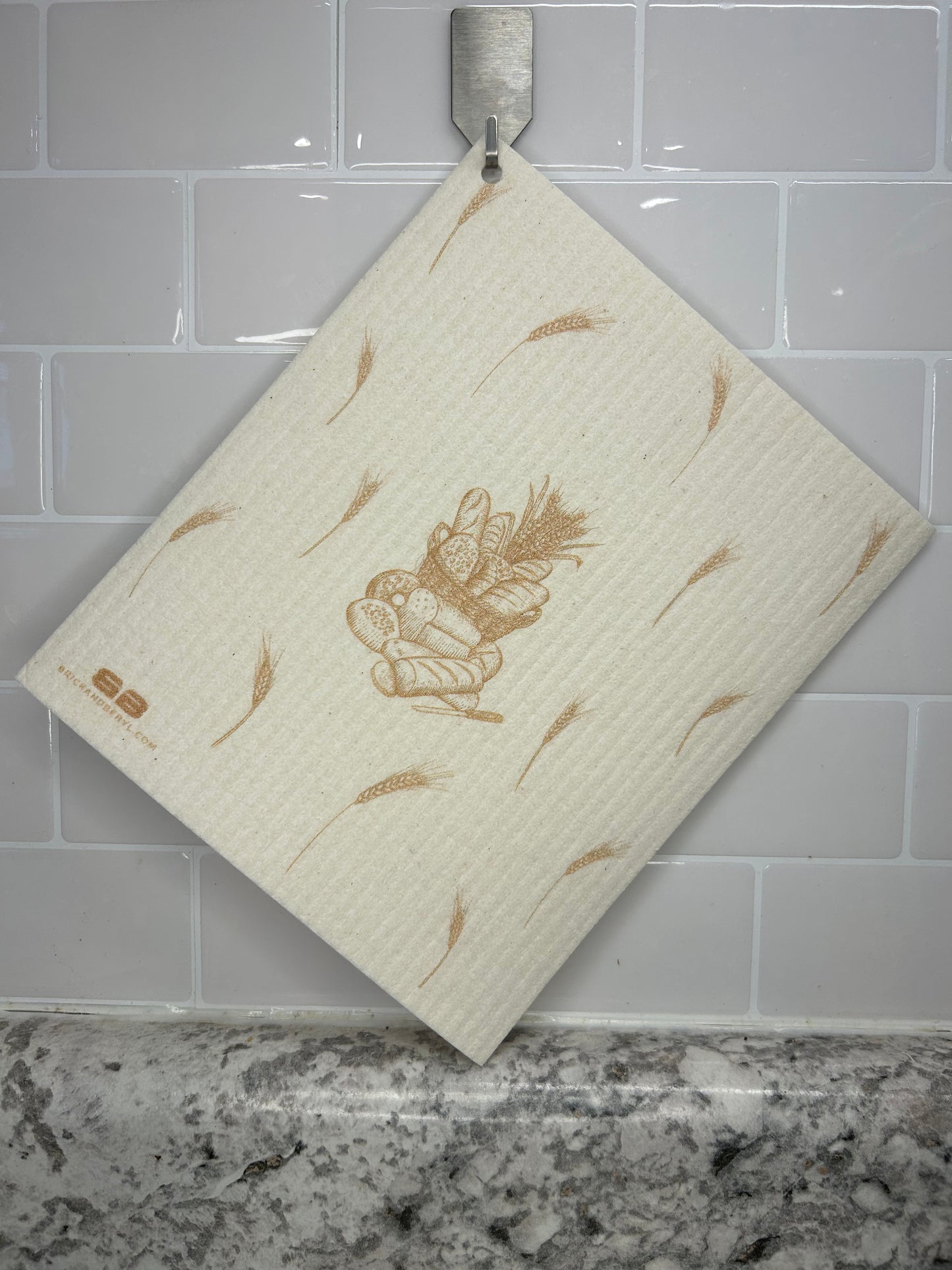 "Wheat" Reusable Dishcloth